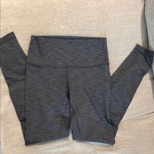 Grey and black lululemon leggings